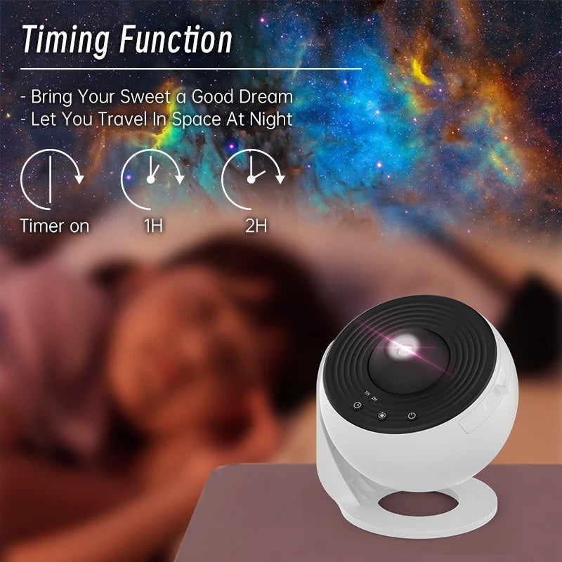 Galaxy Projector 360° Rotate Planetarium Lamp