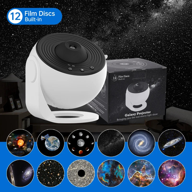 Galaxy Projector 360° Rotate Planetarium Lamp