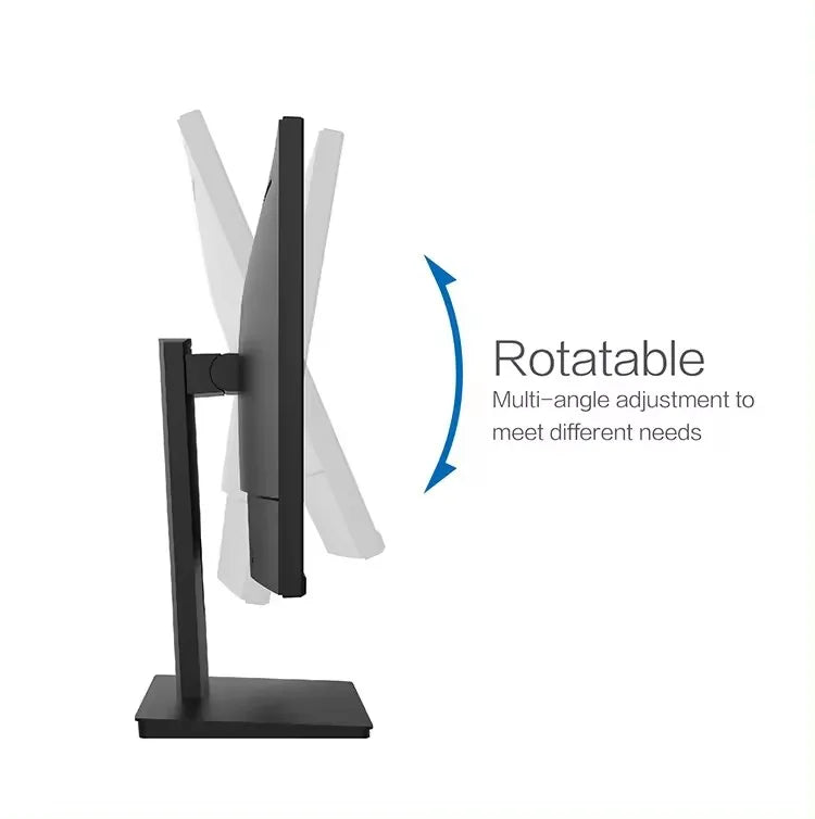 XenoHaven 2024 New 24 27 Inch Rotatable 1K 2K 4K Flat Screen LCD Monitor 16:9 Desktop PC LED IPS Display 75Hz Refresh Rate DP