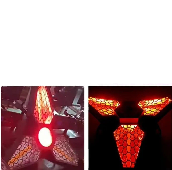 2025 Hengyu Infinity Full Color Rotating Head Light Triangle Maple Leaf Retro Ktv Lamp 220v Light