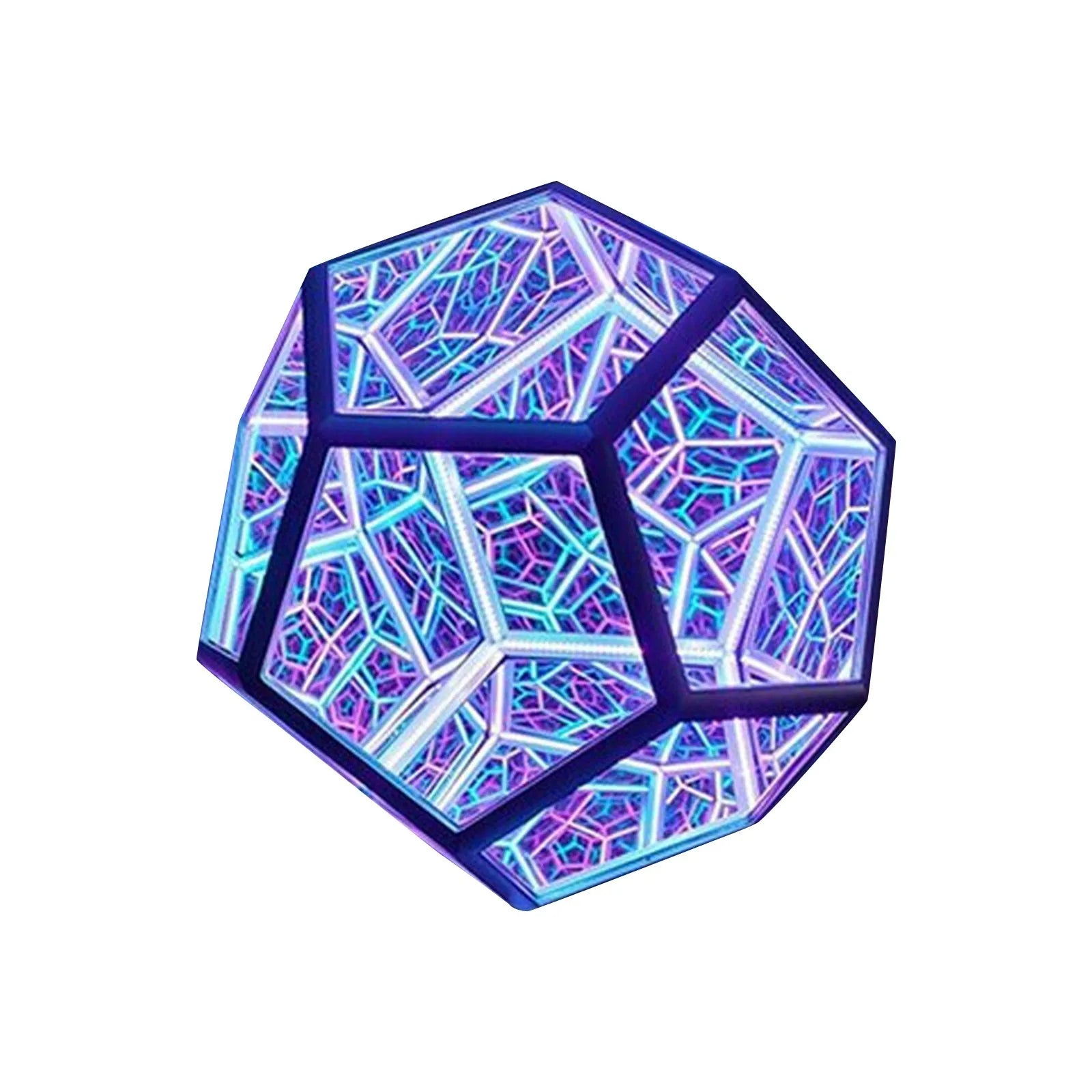 Infinity Dodecahedron Mirror Light Variation