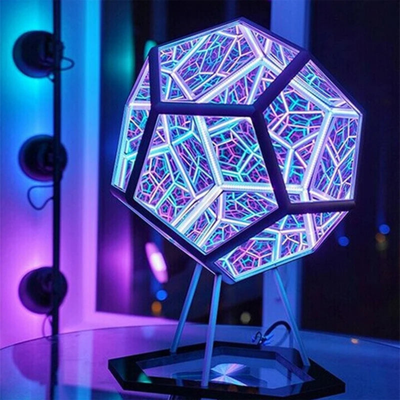 Infinity Dodecahedron Mirror Light Variation
