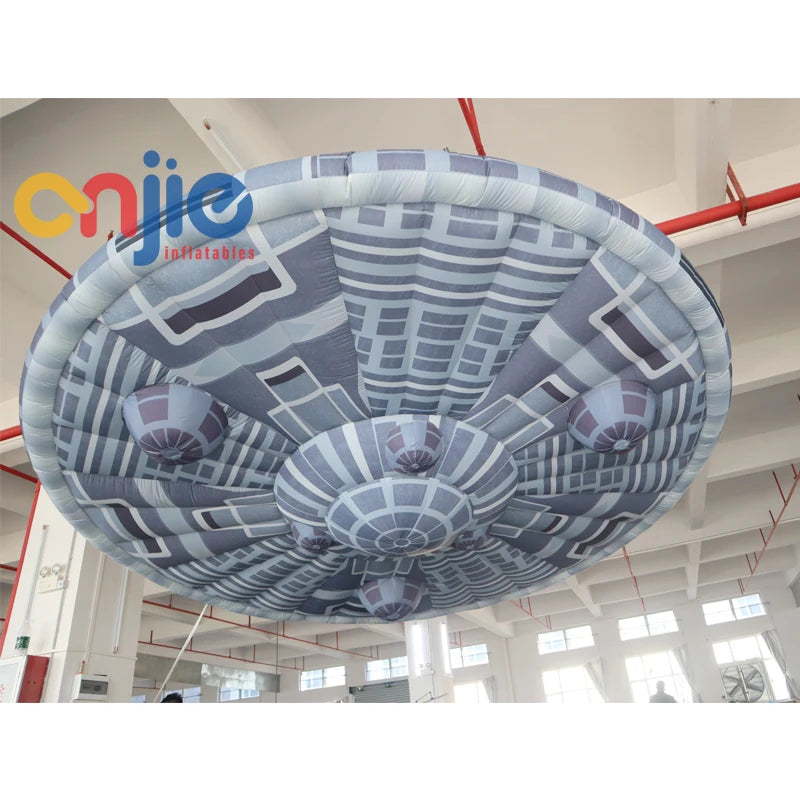 LED Lighting Inflatable Flying Saucer Model