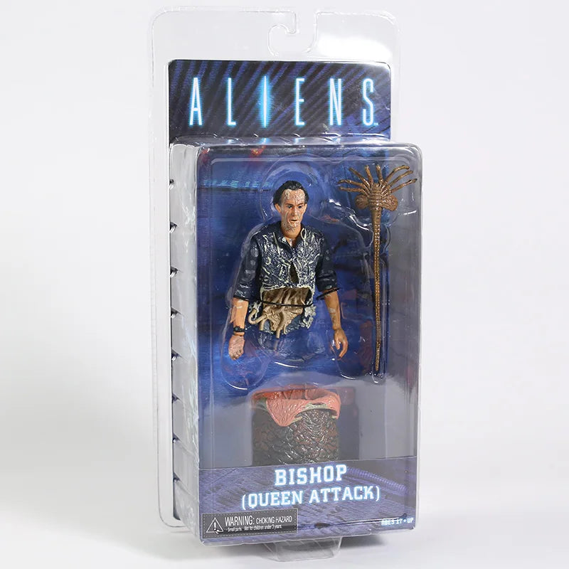 NECA Aliens Xenomorph Warrior Dog Alien Ellen Ripley Weyland Yutani Bishop Colonel Cameron 7"Action Figure Collectible Model Toy