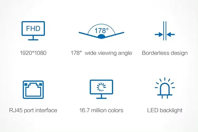 XenoHaven 2024 New 24 27 Inch Rotatable 1K 2K 4K Flat Screen LCD Monitor 16:9 Desktop PC LED IPS Display 75Hz Refresh Rate DP