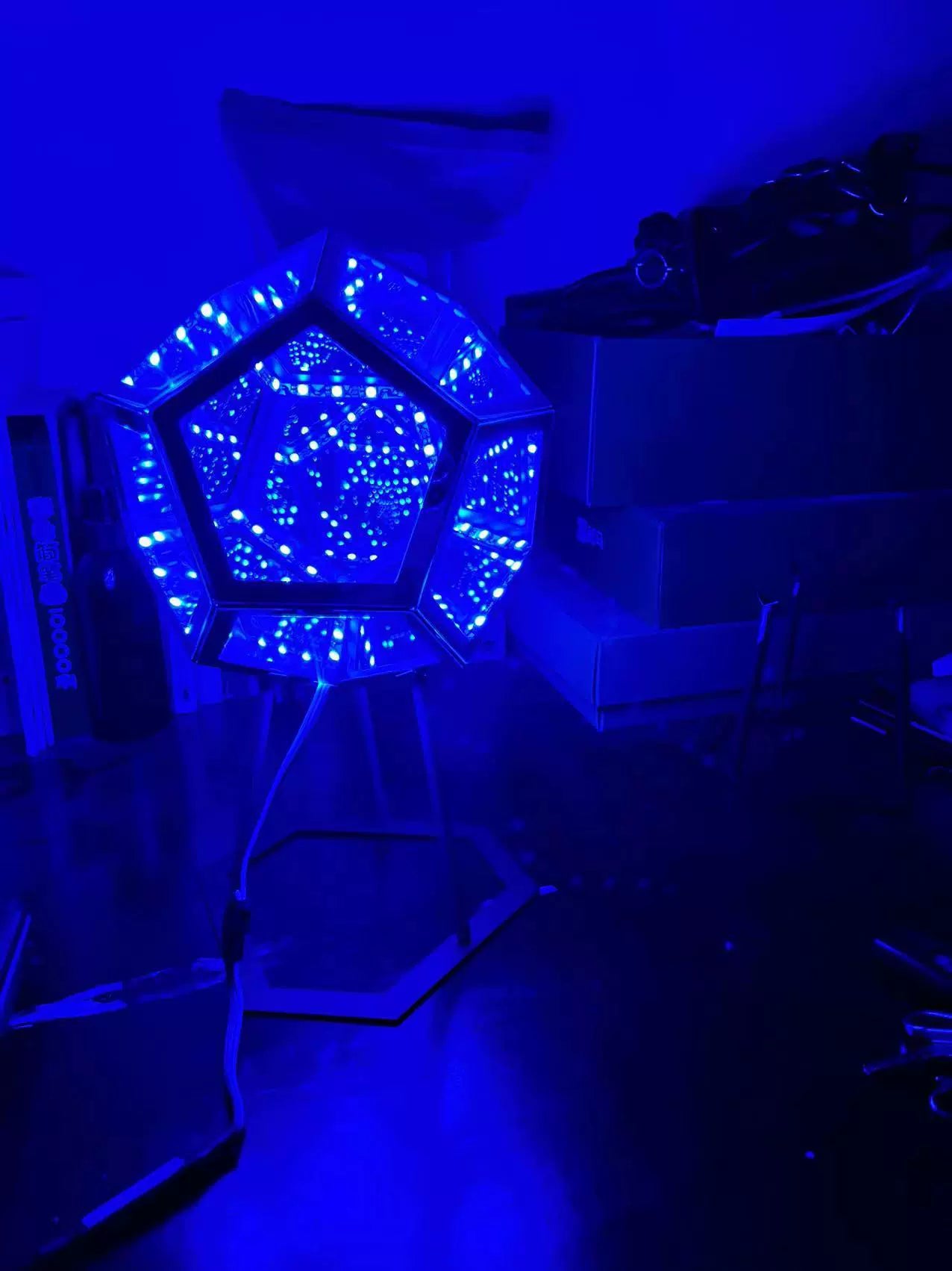 Dodecahedron Small Night Lamp