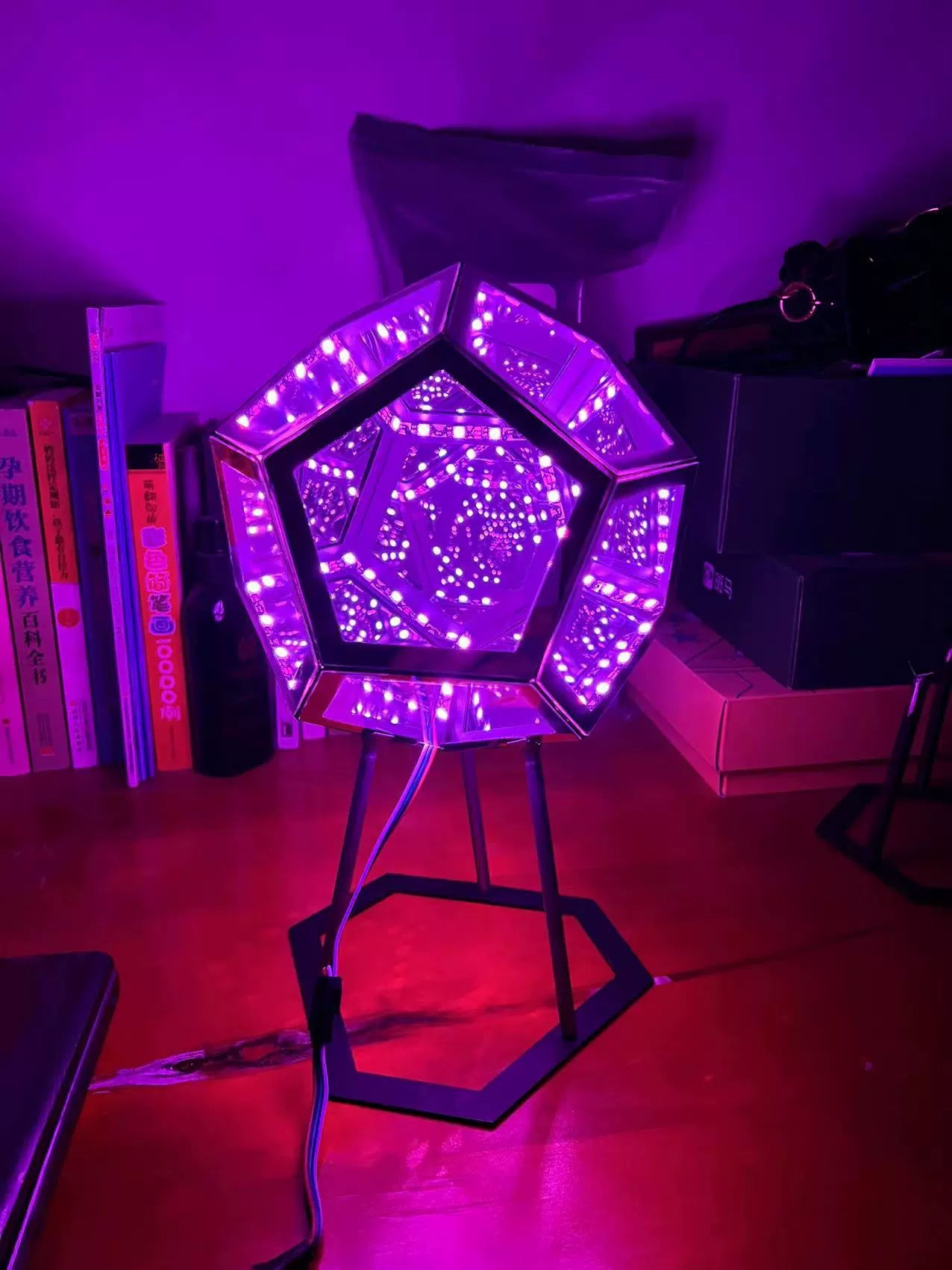 Dodecahedron Small Night Lamp