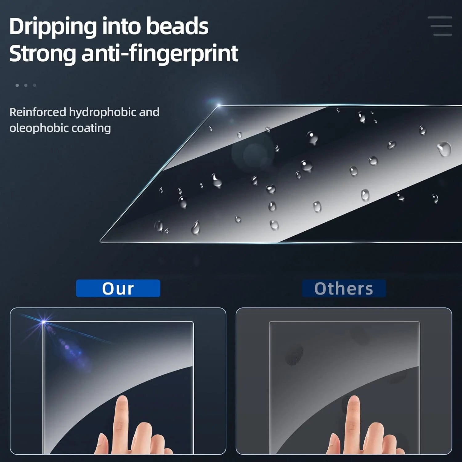 2 Pack Screen Protector for Steam Deck OLED 7.4 Inch Anti-Scratch HD Clear Tempered Glass Flim for Steam Deck OLED Accessories