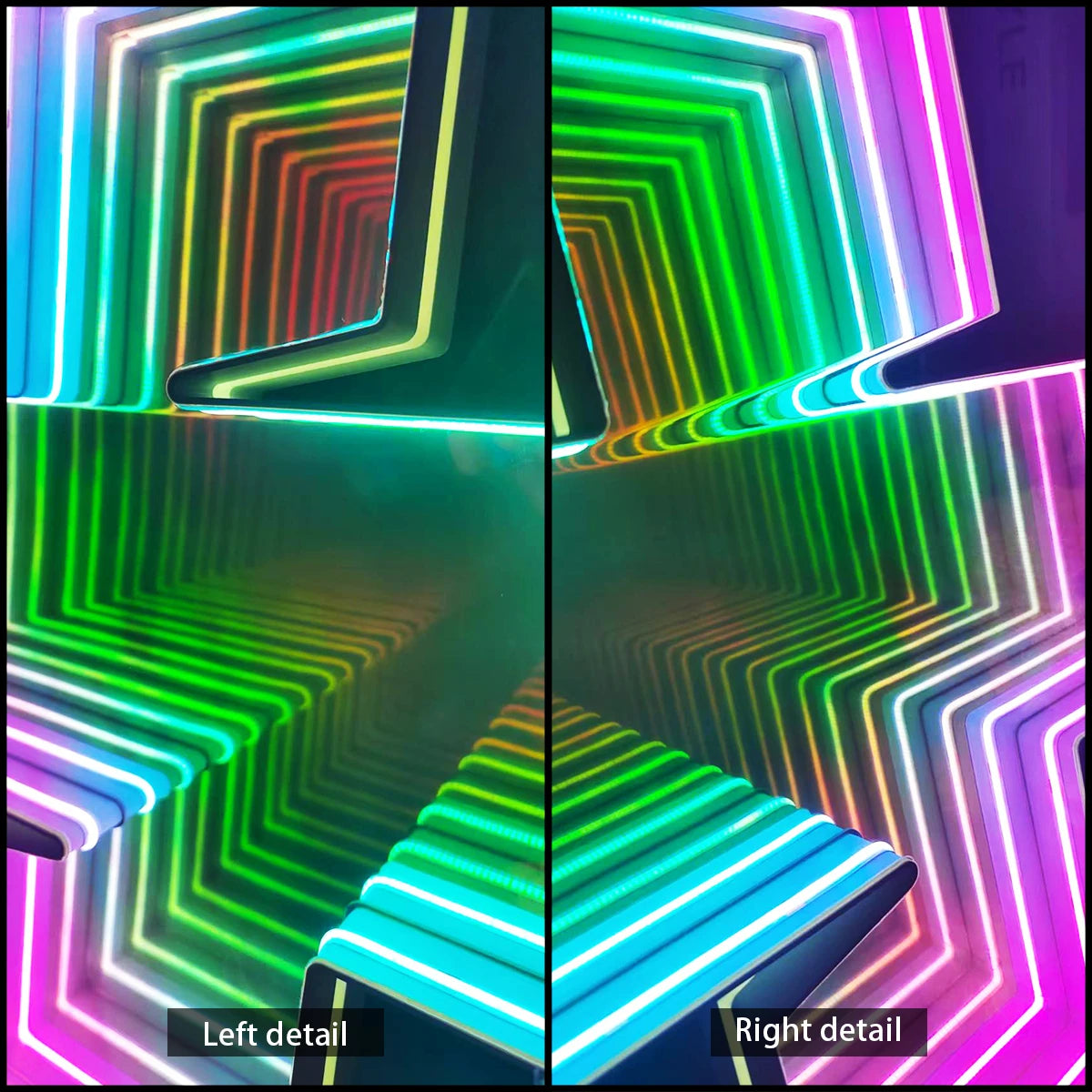 Custom Logo 3d Neon LED Infinity Mirror
