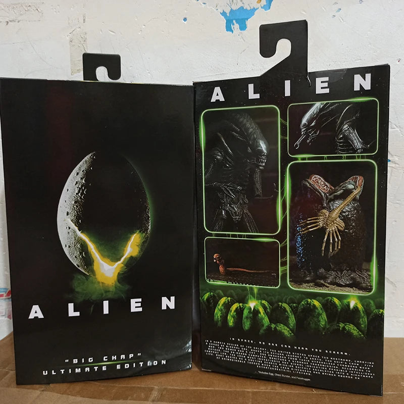 NECA Alien Big Chap Alien Figure Big Chap Alien Predator 40th Anniversary Egg Facehugger Figurine