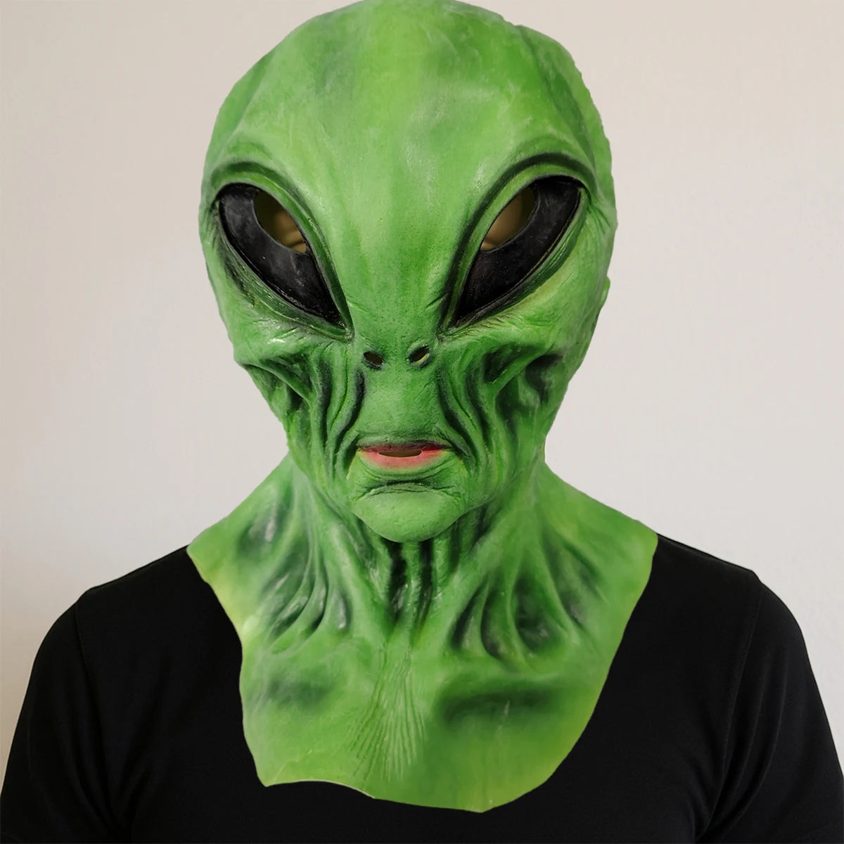 Green Alien Latex Mask