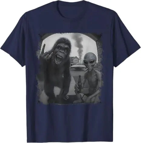 Bigfoot and Alien T-shirt
