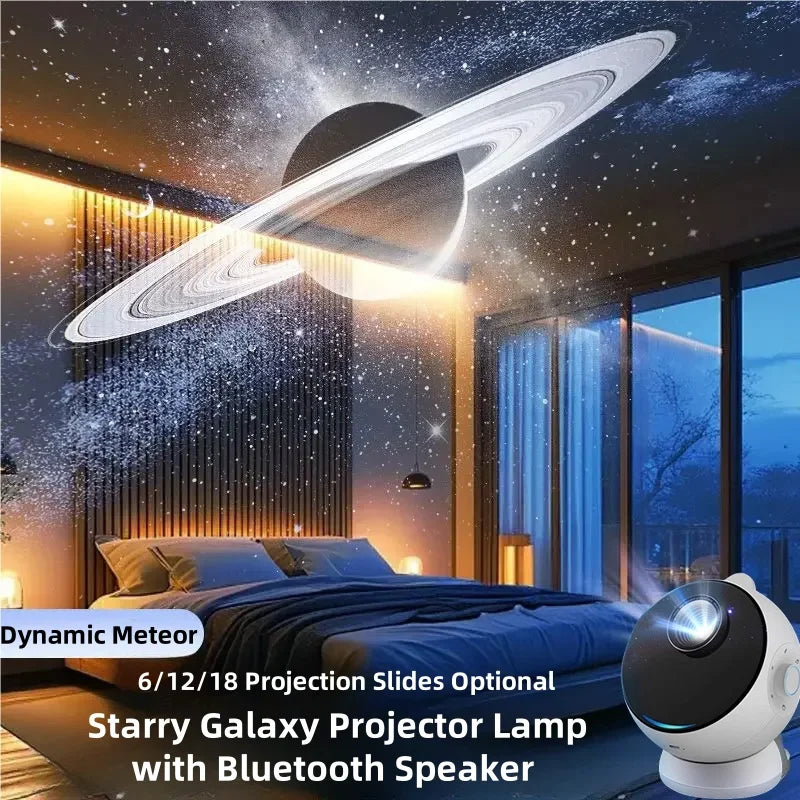 18 in 1 Galaxy Projector Lamp Ultra Clear + Bluetooth 5.0 Speaker