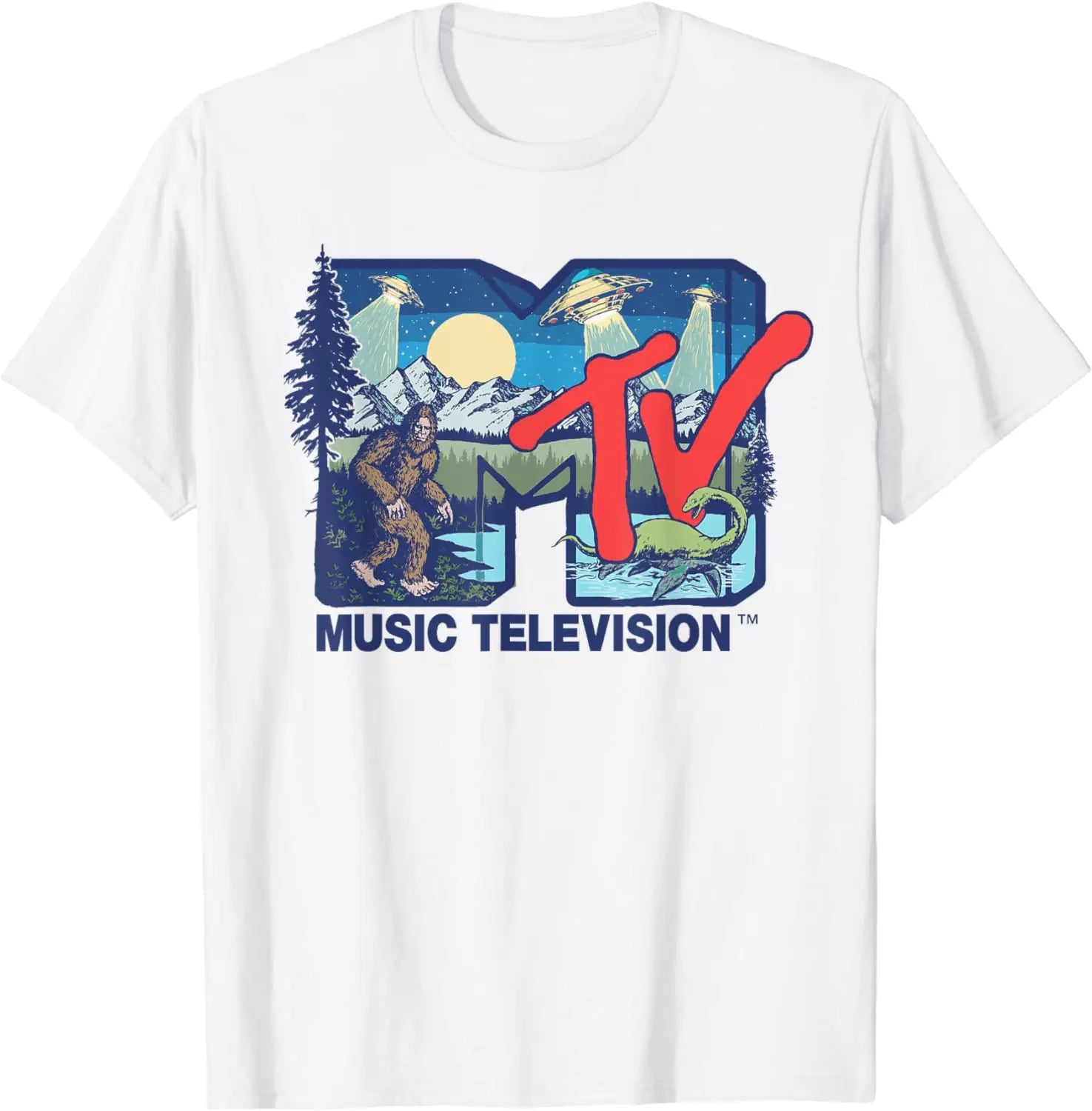 MTV Bigfoot UFO Nessie T-Shirt