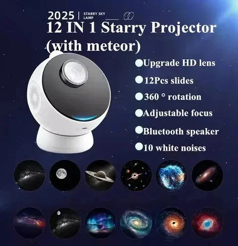 18 in 1 Galaxy Projector Lamp Ultra Clear + Bluetooth 5.0 Speaker