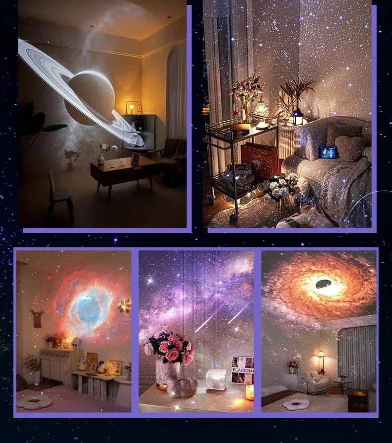 18 in 1 Galaxy Projector Lamp Ultra Clear + Bluetooth 5.0 Speaker