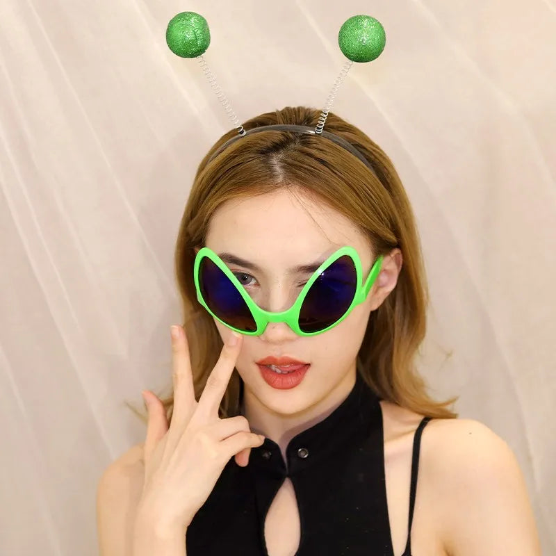 New Alien Glasses Rainbow Lenses ET Sun Glasses Shades