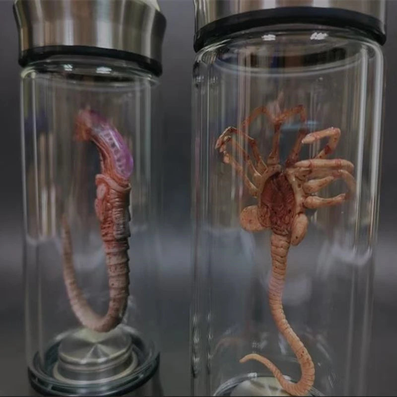 Xenomorph Facehugger Embryo Glass Jar Prop