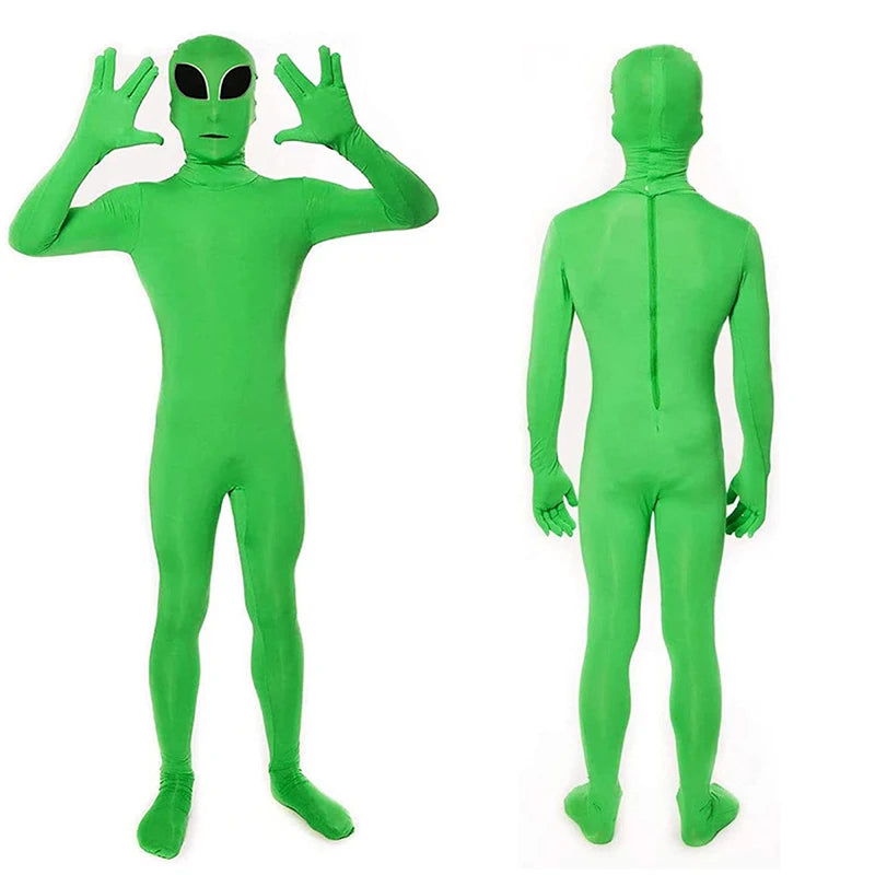 Adult Kids ET Alien Masquerade Bodysuit
