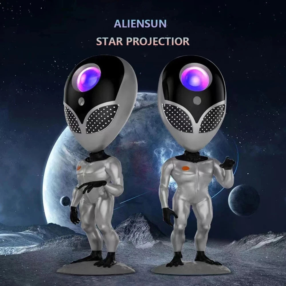 Alien Star Projector Lamp, Voice Interactive, Star Projection