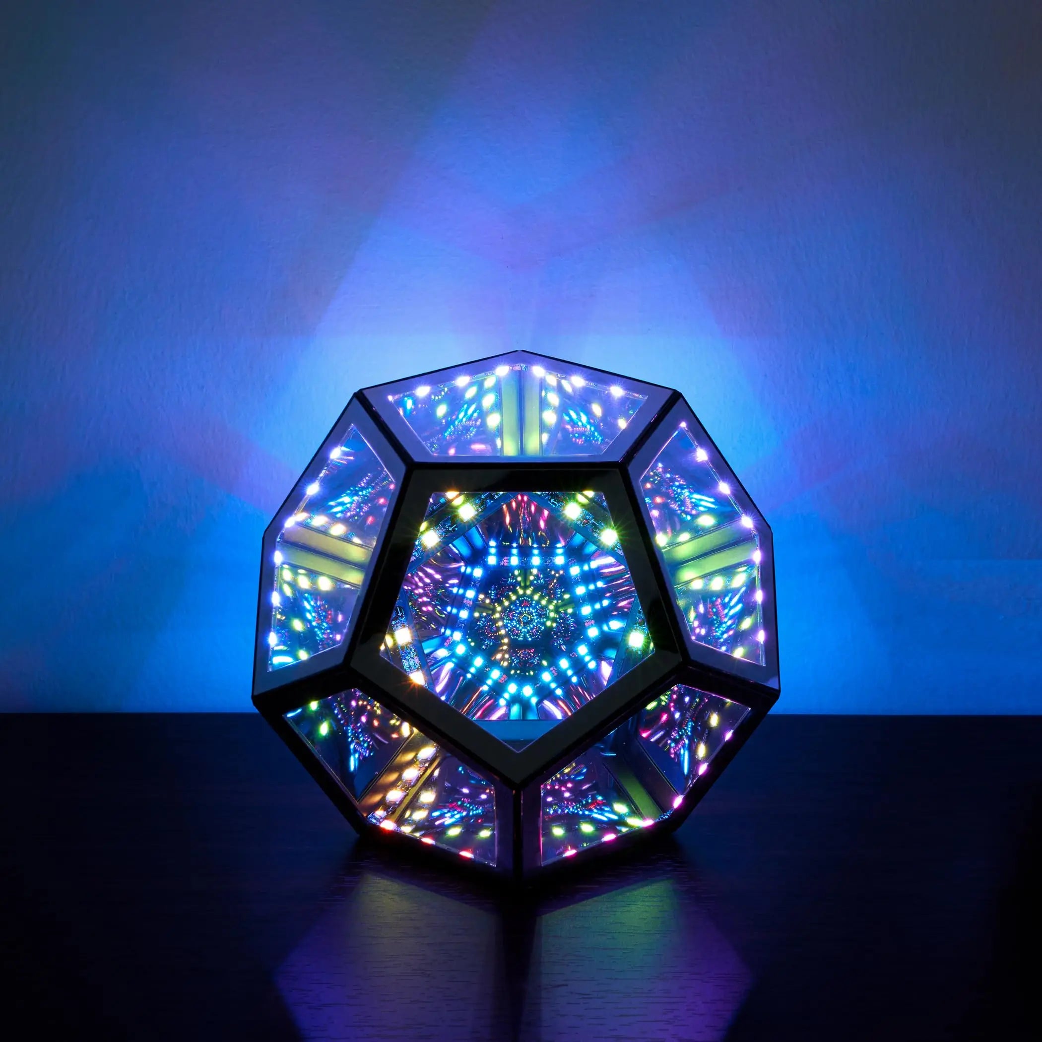 Infinity Dodecahedron Mirror Light