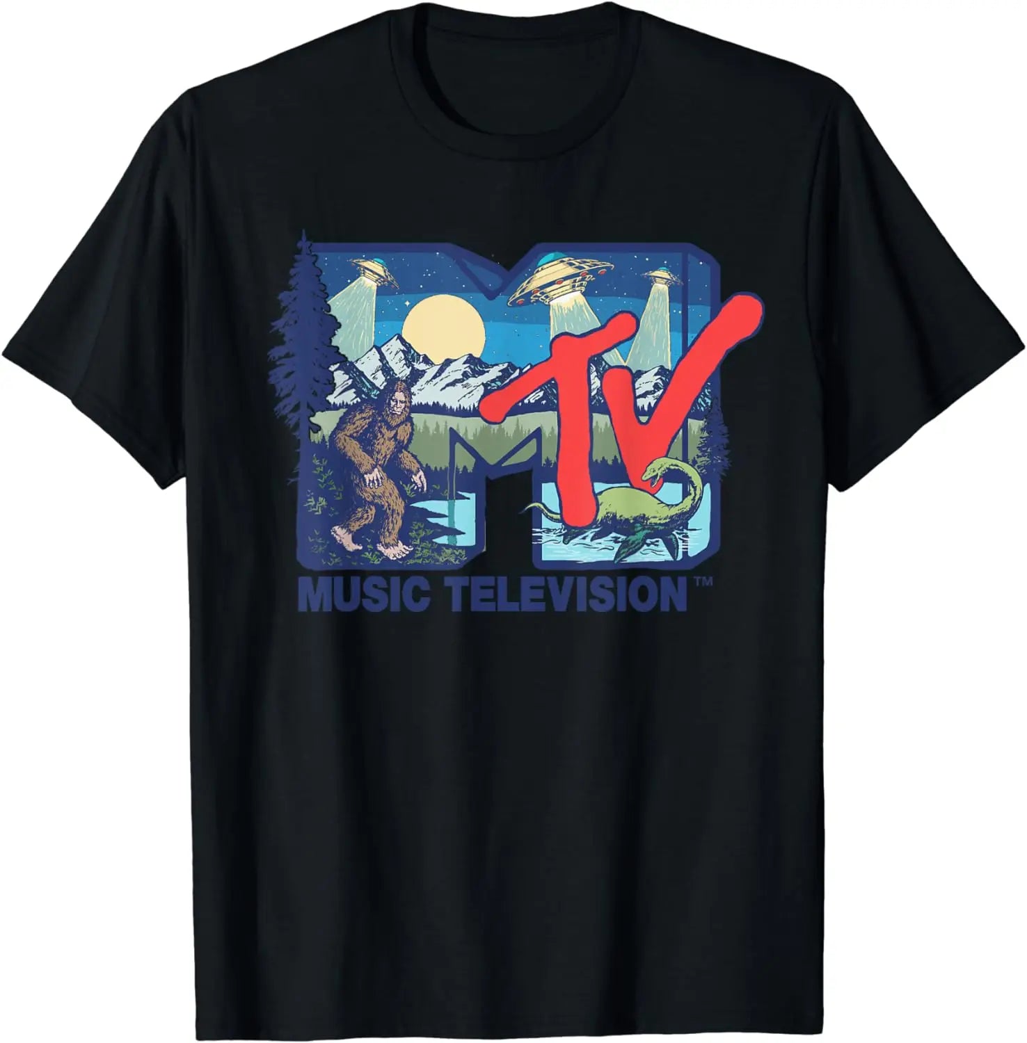 MTV Bigfoot UFO Nessie T-Shirt